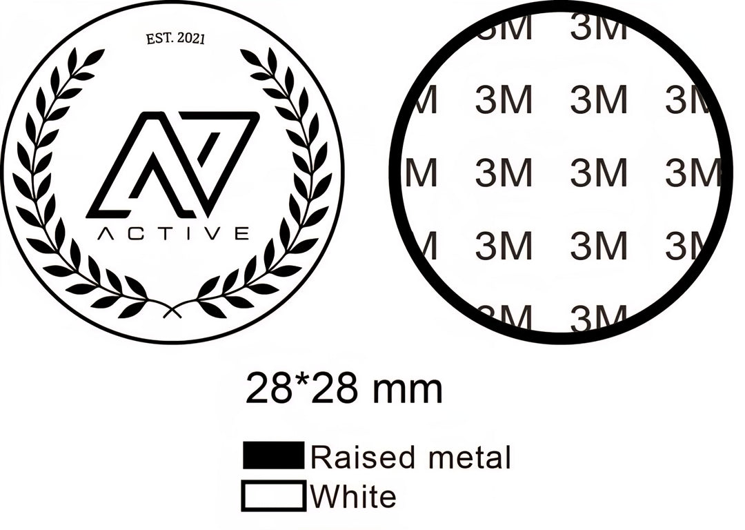 A7 Club Metal Sticker