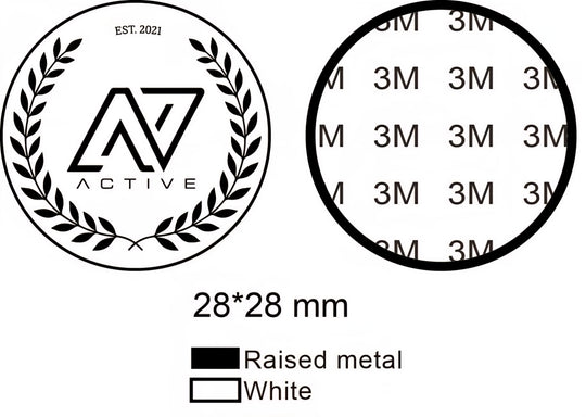 A7 Club Metal Sticker